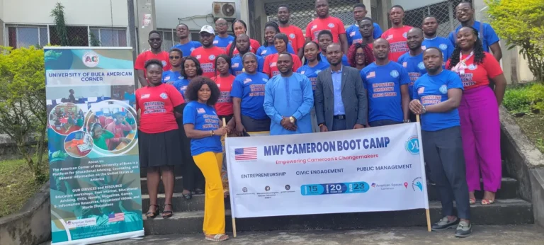 Participants of the MWF Cameroon Boot Camp at the University of Buea American Corner